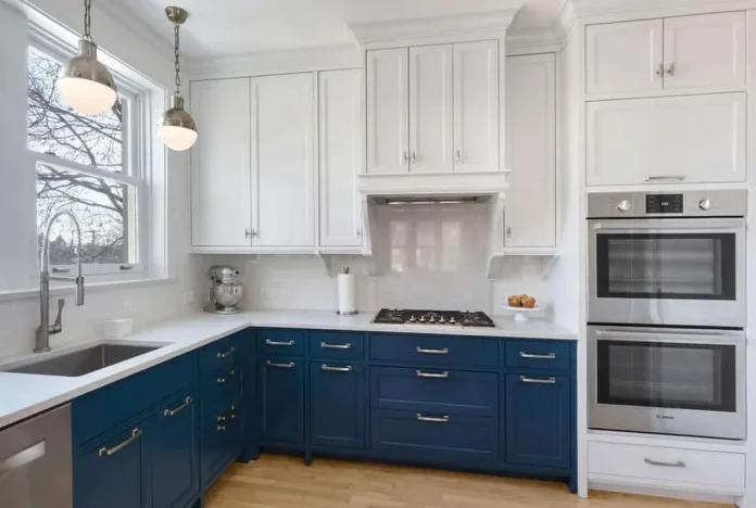 Navy Blue Kitchen Cabinets