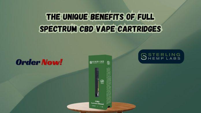 Full Spectrum CBD Vape Cartridges