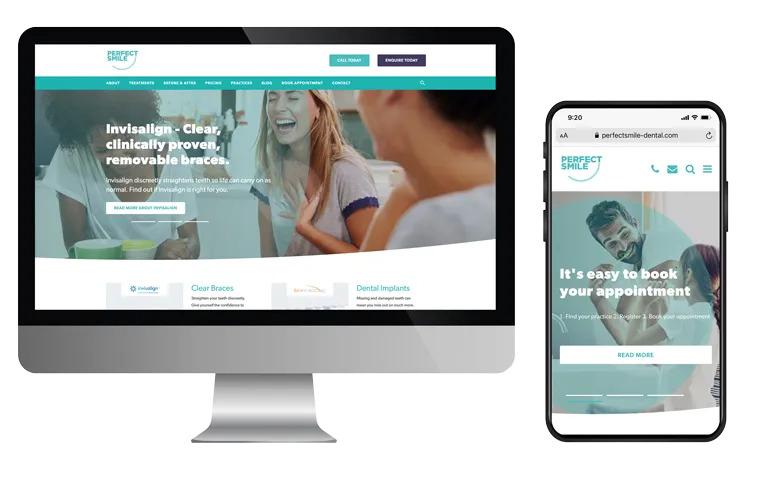 dental website design