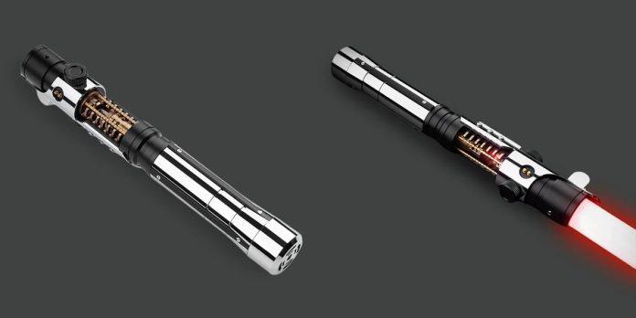 exposed crystal lightsaber