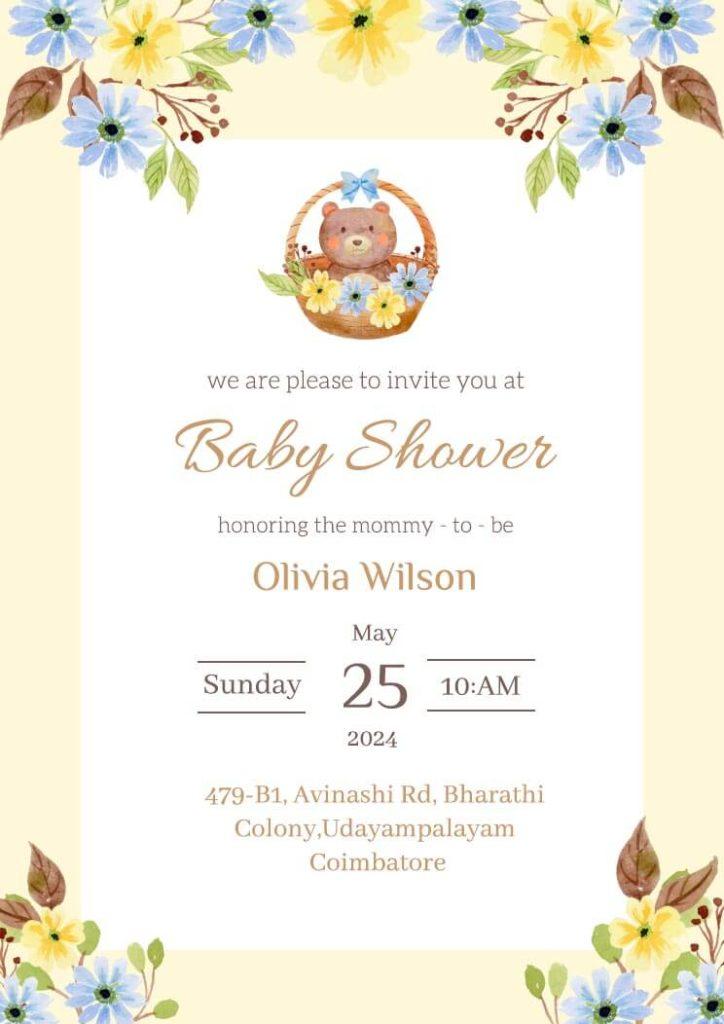 Baby Shower invitation