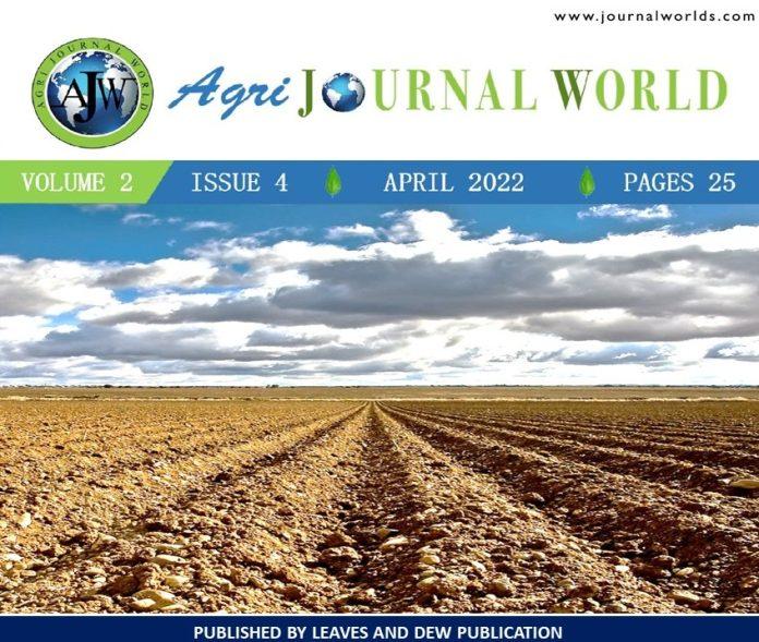 Agri journal publication in India