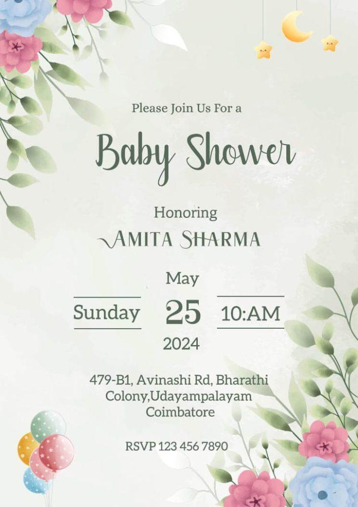 Baby Shower invitation