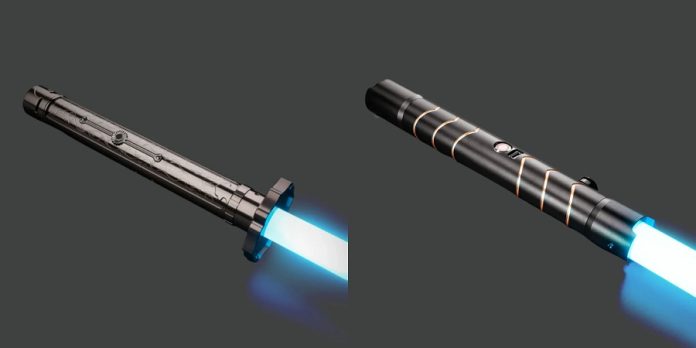 blue bladed lightsaber