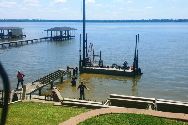 Pile driving
