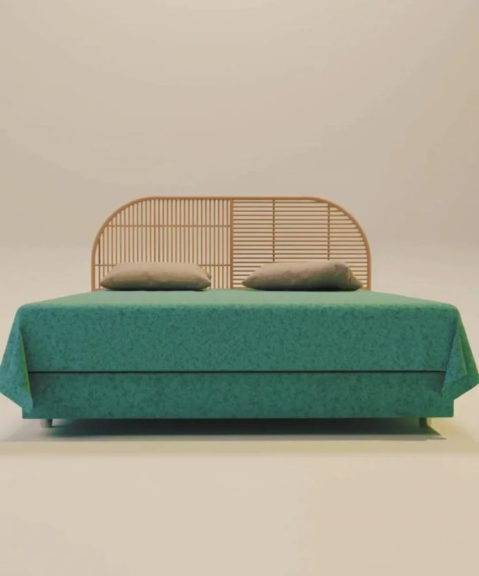 rattan headboard