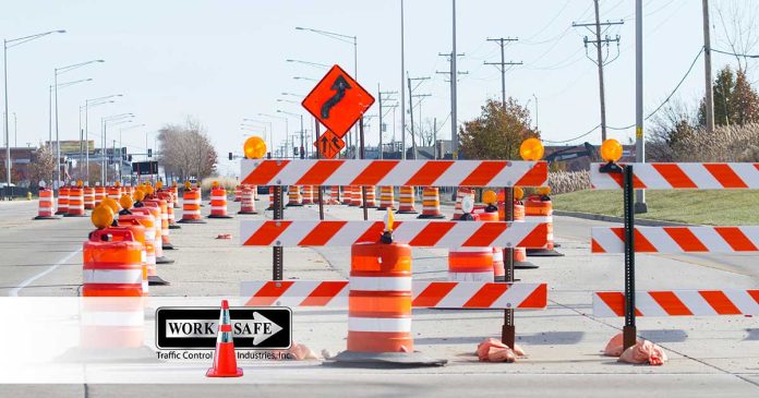 Work Sign Installation