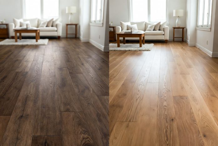 Brown Laminate Flooring vs Oak Laminate Flooring