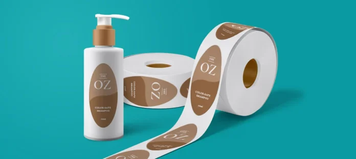 Custom Oval Roll Labels for Better Product Branding