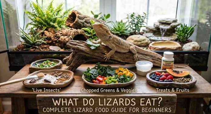 lizard food