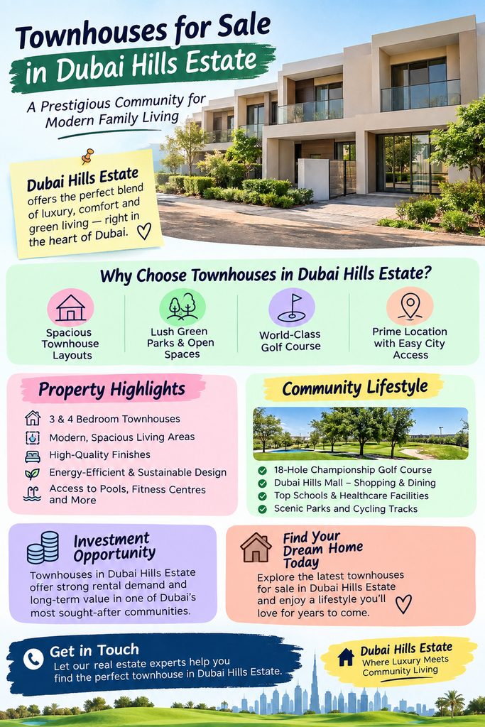 Townhouses for Sale in Dubai Hills Estate